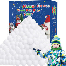 200 Pack Snow Toy Balls for Kids Indoor, Snow Fake Ball Kid Toys, Indoor Snow Fi