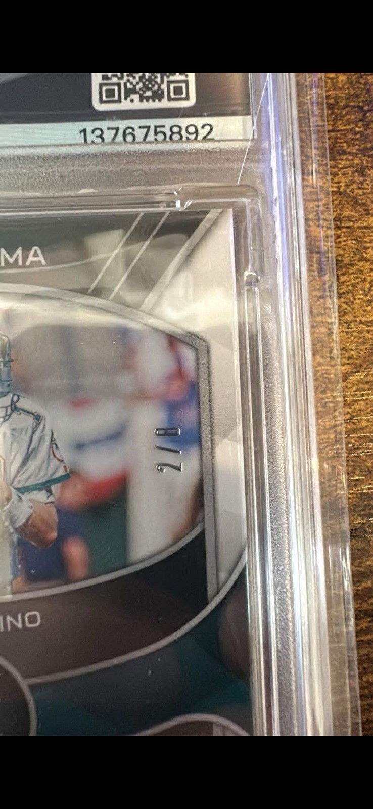 2022 Panini Spectra Illustrious legends Meta Autos Dan Marino 2/8 PSA 8 pop 1 view 3