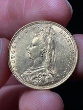1892 Gold Sovereign Great Britain Queen Victoria