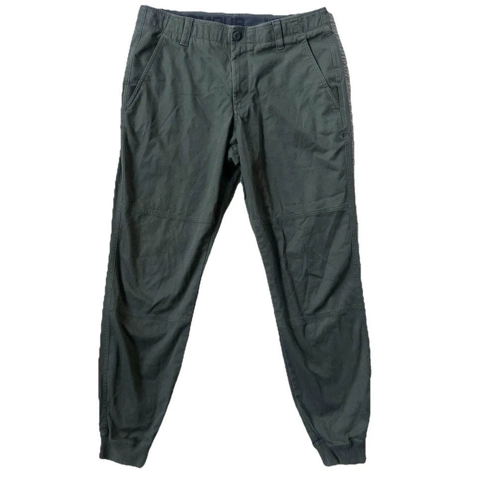 Lot 2 Under Armour Men’s Jogger Pants 34x32L Navy & Olive Stretch Golf Hybrid - Image 2 of 4