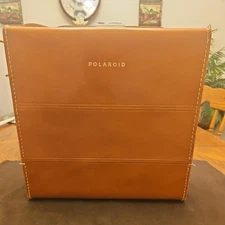 Vintage Polaroid Brown Carrying Hard Shell Case With Snap Lock, Case Only
