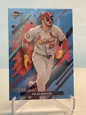 2025 Topps Finest - Rare Nolan Arenado #216 Sky Blue Refractor /150