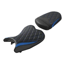 Rider Driver & Passenger Seat Fit For Suzuki GSXR600 GSXR750 2006-07 Black Blue