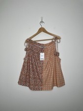 NWT Next Strappy Top Cami Vest Blouse Tassel Detail Ditsy Floral Splice Print 18