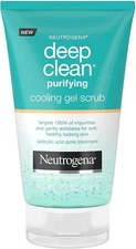 (1) Neutrogena Deep Clean Purifying Cool Gel Scrub / 4.2oz