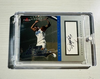 Tracy McGrady Fleer Ultra Autograph 99/99 T-Mac NBA Magic 2004 Used