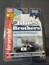 Auto World Xtraction Blues Brothers '74 Dodge Monaco w/Speaker HO Slot Car SC409