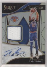 2021-22 Select X-Factor Memorabilia Signatures Silver Prizm Taj Gibson Auto 0x1