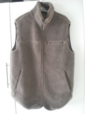 Ladies & Other Stories Size Small oversized woolly look brown Gilet