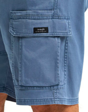 Wrangler Men's 5-Star Cargo Shorts w Stretch 10 in Above Knee Blue CHOOSE SIZE