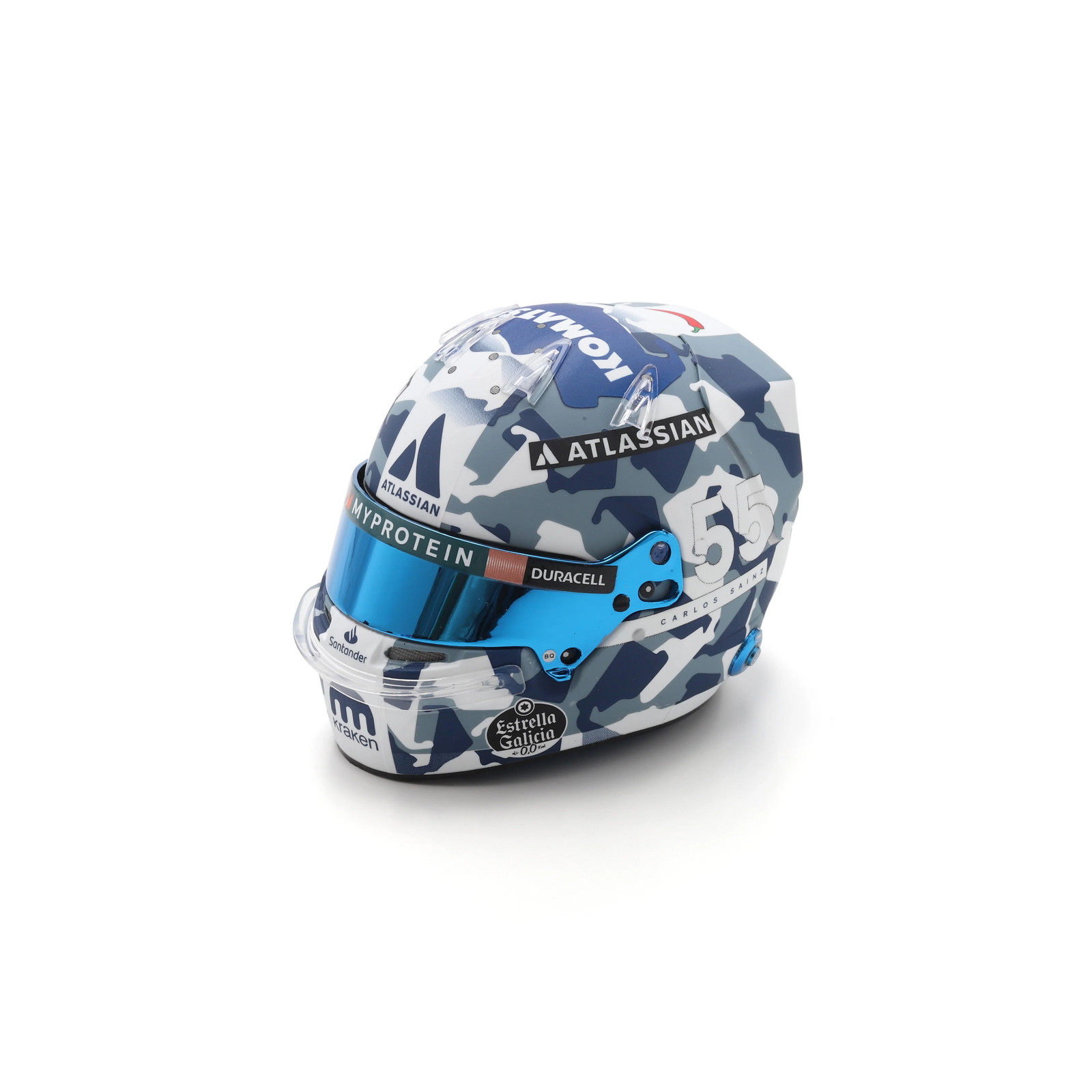 Spark Williams F1 Team Carlos Sainz 2025 Silverstone British GP Mini Helmet A...