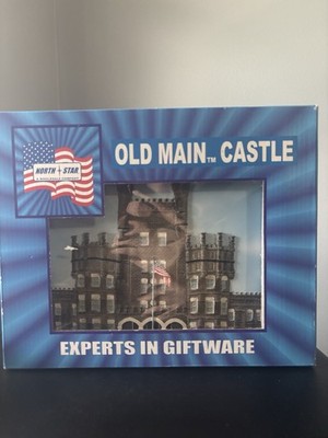 EIU/EASTERN ILLINOIS UNIVERSITY OLD MAIN CASTLE 3D HAND PAINTED CERAMIC WALL ART