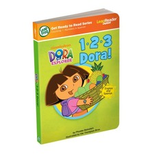 LeapFrog LeapReader Junior Book: 1, 2, 3 Dora works with Tag Junior - - Go...
