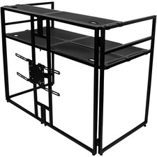 ProX MESA MEDIA DJ Facade Table Workstation