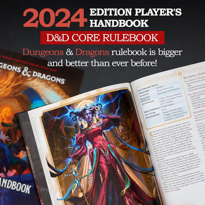 Dungeons and Dragons 2024 Player'S Handbook Bundled with DND 6