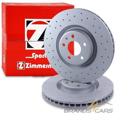 ZIMMERMANN 2x SPORT-BREMSSCHEIBE Ø356 VORNE FÜR AUDI A6 C7 A7 4G A8 D4 4H