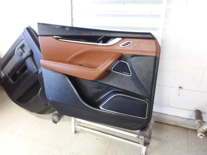 2018 MASERATI LEVANTE Driver Left Side Front Interior Trim Panel Black/Brown OEM