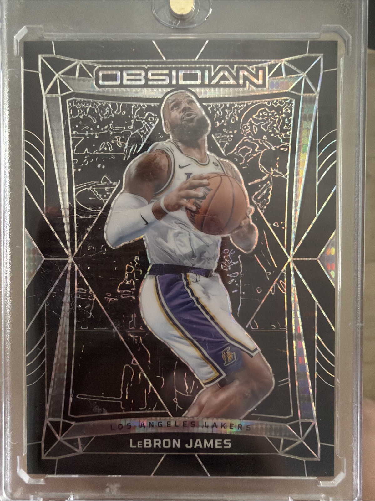 2023-24 Panini Obsidian - LeBron James #15 Electric Etch International