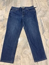Seven7 Dark Blue Straight-Leg Jeans