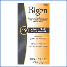 59 Oriental Black Bigen Permanent Powder Hair Color 0.21oz (6g)