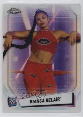2021 Topps Chrome WWE Refractor Bianca Belair #50 1d4e