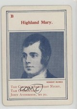 1910 Parker Bros Authors De Luxe Robert Burns (Highland Mary) #B 0w6