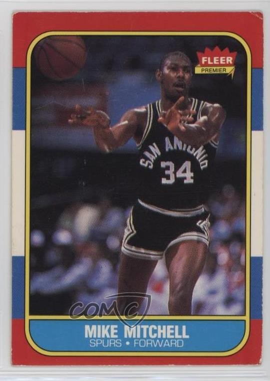 1986-87 Fleer Mike Mitchell #74