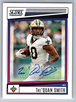2022 Score #55 Tre'Quan Smith Signatures Auto