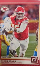 2025 Panini Donruss - Chris Jones #106 Press Proof Red