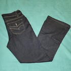 Nine West Arianna Bootcut Jeans Dark Rinse Wash Denim Stretch New 12/30 Average  — photo 1
