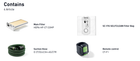 Green and black Festool 577069 box with yellow circle diagram, product image, and text “Contains 4 Article” at bottom.