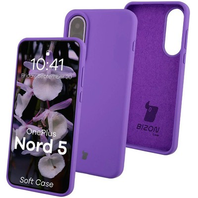 Handyhülle für OnePlus Nord 5 Bizon Case Cover Schutz Hülle Etui Hülle Violett