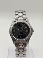 Citizen Exceed Quartz Vintage Dress Watch Model 0330-h03574 Black Silver