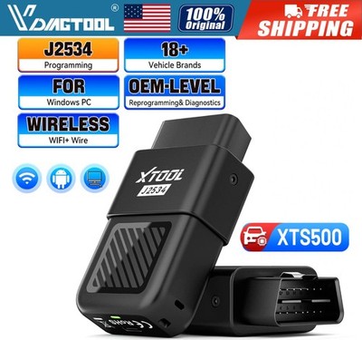 XTOOL XTS500 J2534 Pass-Thru Programmer OEM Reprogramming Diagnostic Tool VCI US