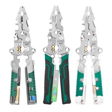 Folding Stylus Screwdriver Wire Stripper with Voltage Tester Electrical Pliers