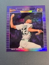 2026 LEAF PRO SET METAL GIO ROJAS  1989 BASE MINI PURPLE PRISMATIC 7/7