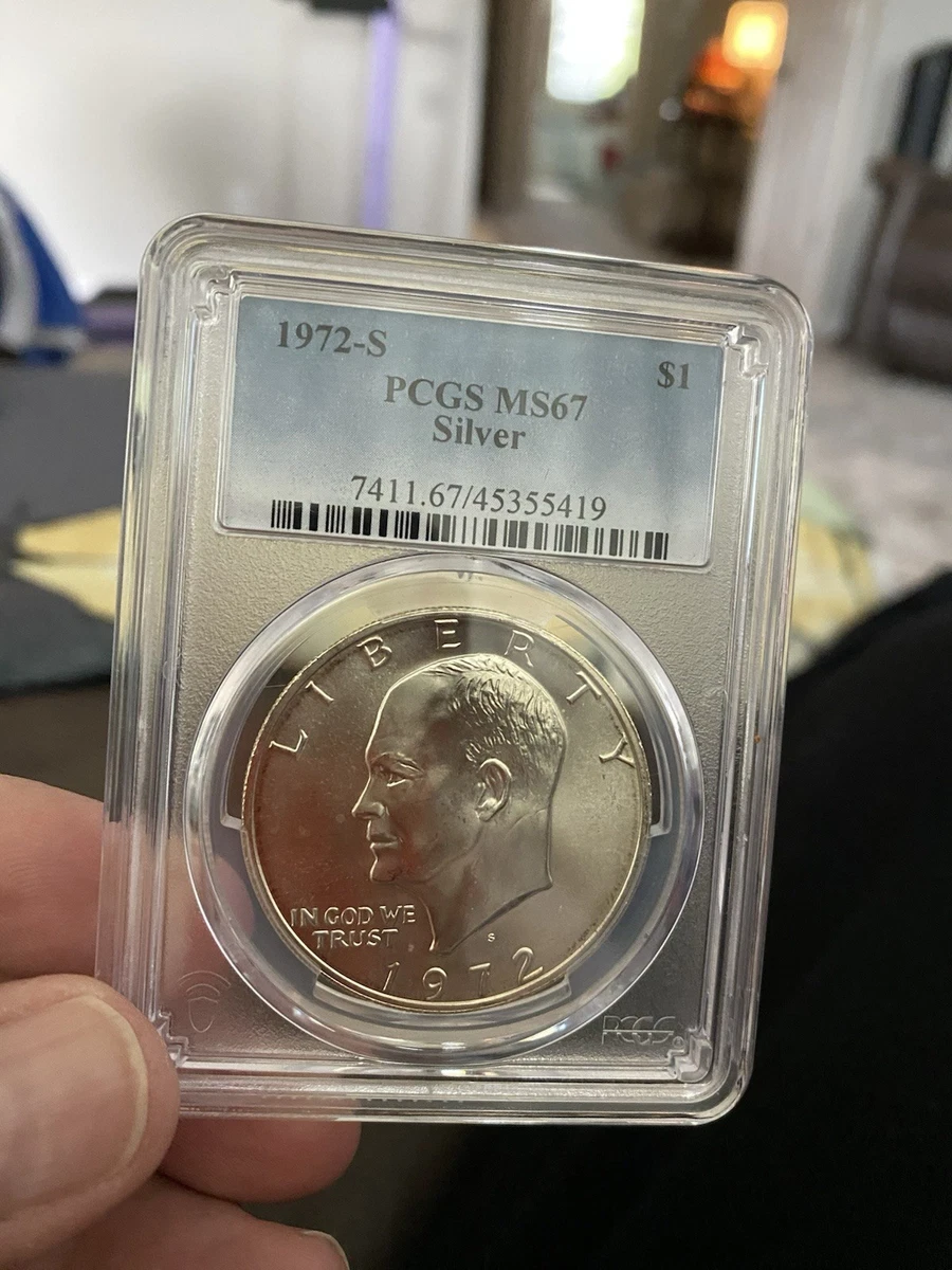 MS 67 Graded 1972 Eisenhower Dollars (1971-1978) for sale | eBay