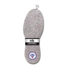 MONEYSWORTH and Best  Polar Felt Insoles  Down to -25C  MEN'S 11, Gray