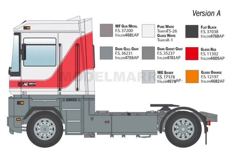 ITALERI 3969 1/24 Renault AE500 Magnum - Immagine 3 di 4