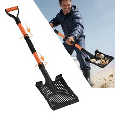 Beach Sand Scoop Shovel 42'' for Metal Detecting, Long-Handle Sand Sifter with E