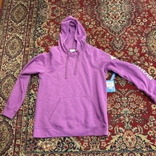 COLUMBIA TREK GRAPHIC HOODIE WOMENS LG REGULAR FIT NWT LAVENDER