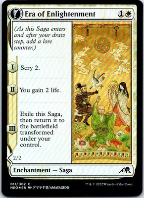 Era of Enlightenment C Foil NEO Kamigawa: Neon Dynasty 11 NM