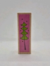 "Christmas Tree" Mounted Rubber Stamp Studio G Kolette Hall Presents Christmas