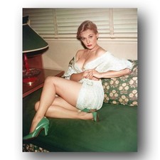 Kim Novak Photo 8x10 1965 Actress Green High Heels Portrait Full Length