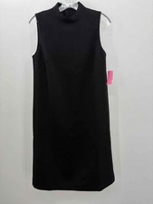 Pre-Owned Ann Taylor Black Size 6 Knee Length Sleeveless Dress