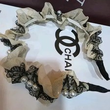 Lace Pearl Headband Fashion Accessory Bridal Wedding