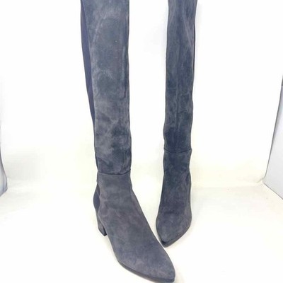 Size 7 STUART WEITZMAN Charcoal Black Boots