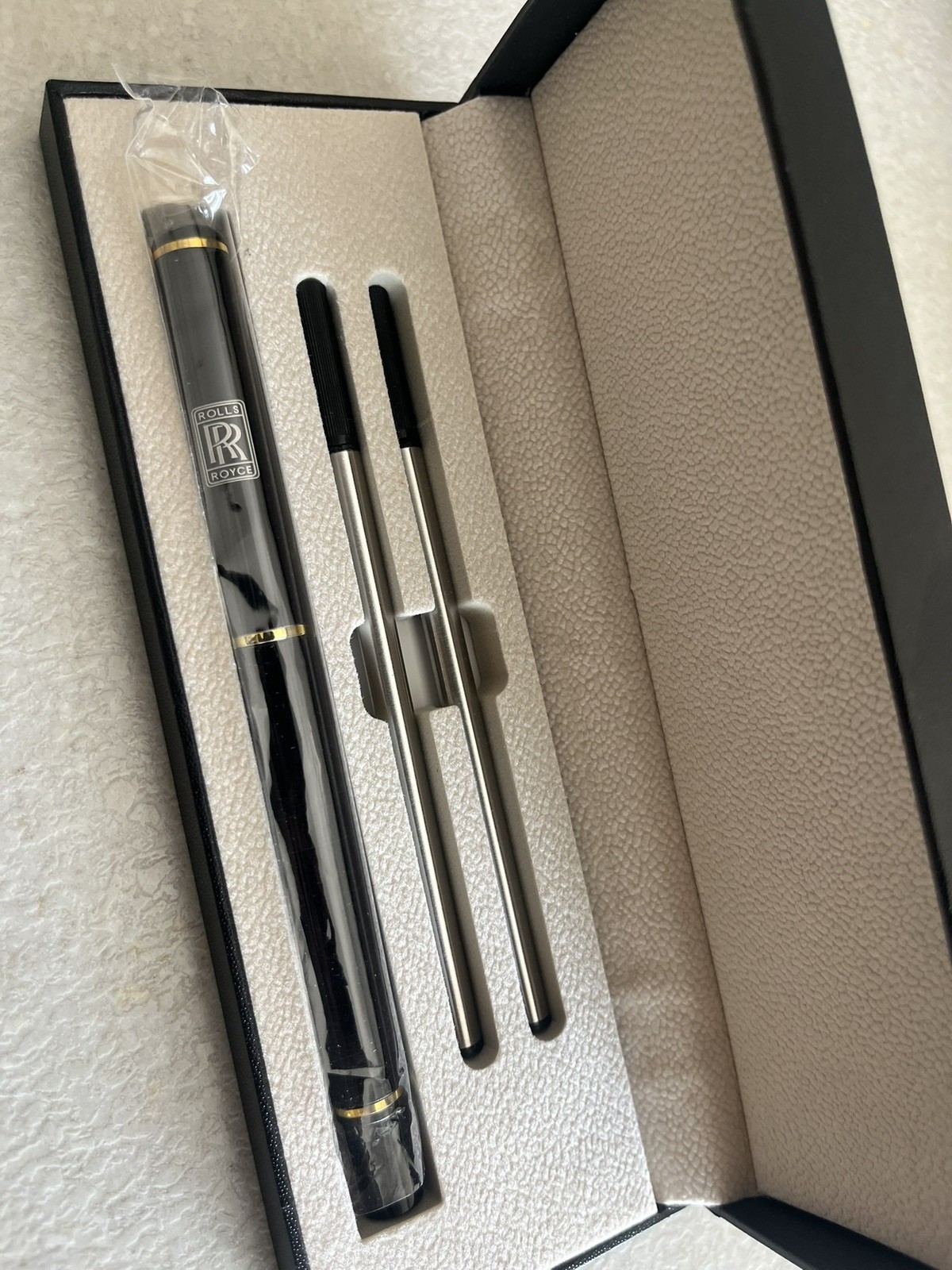 Rolls-Royce Black & Silver Luxury Ballpoint Pen Collector’s Edition VIP Gift
