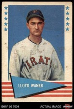 1961 Fleer #84 Lloyd Waner Pirates HOF 2 - GOOD
