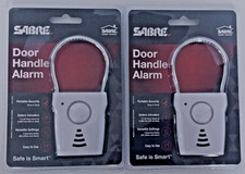 Sabre Door Handle Alarm Security With 2 Detection / 3 Operating Modes New 2 Qty